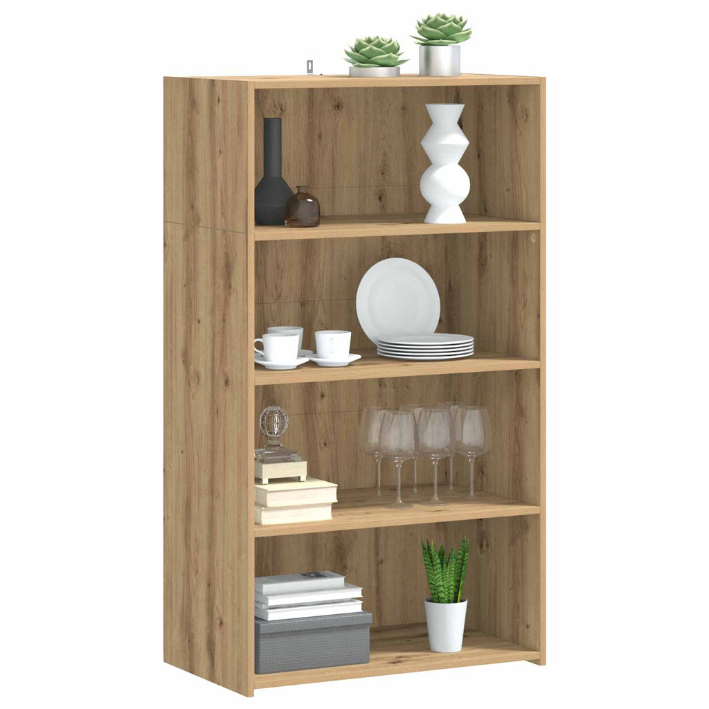vidaXL Highboard Dąb artisan 70 x 41 x 124 cm Drewno inżynieryjne