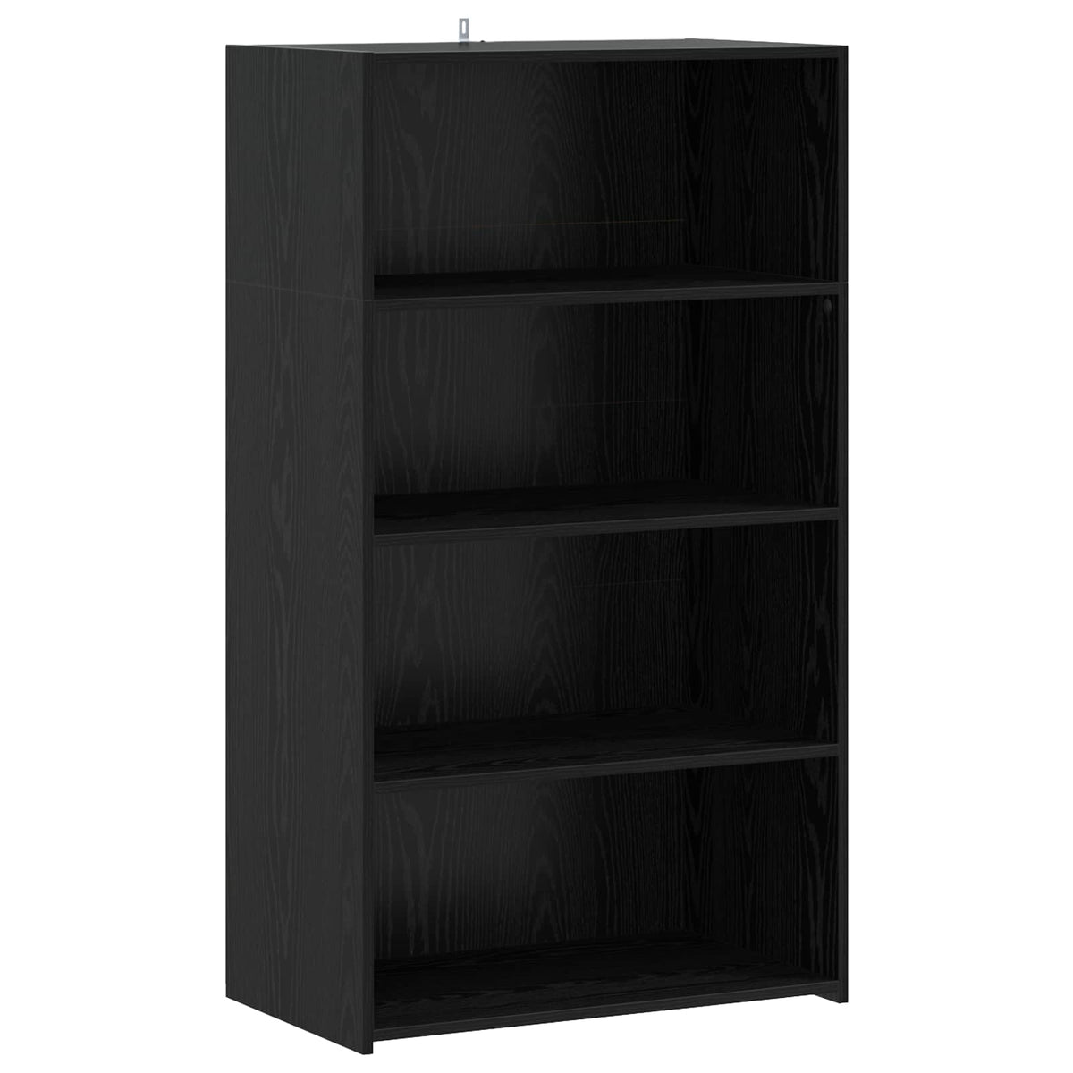 vidaXL Highboard Czarny dąb 70 x 41 x 124 cm Drewno inżynieryjne
