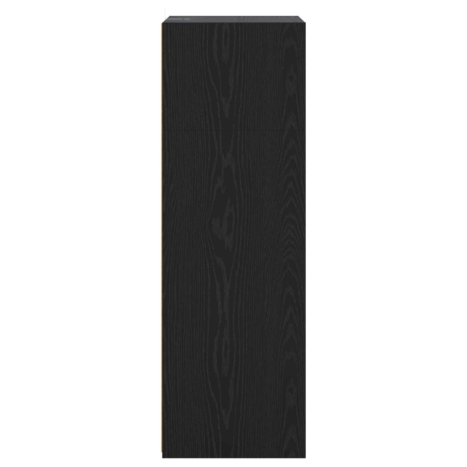 vidaXL Highboard Czarny dąb 70 x 41 x 124 cm Drewno inżynieryjne