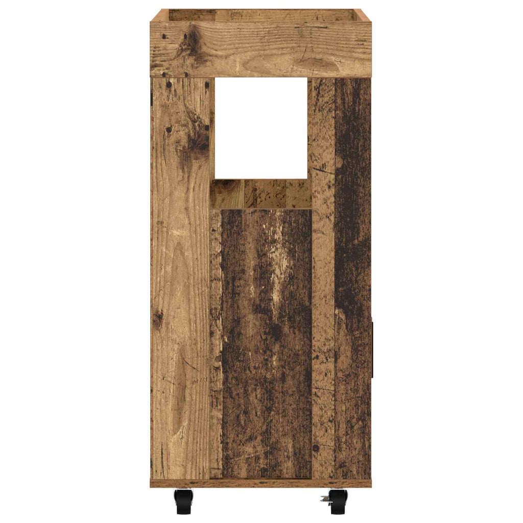 vidaXL Wózek Barowy Stare drewno 60 x 39,5 x 89 cm Drewno inżynieryjne