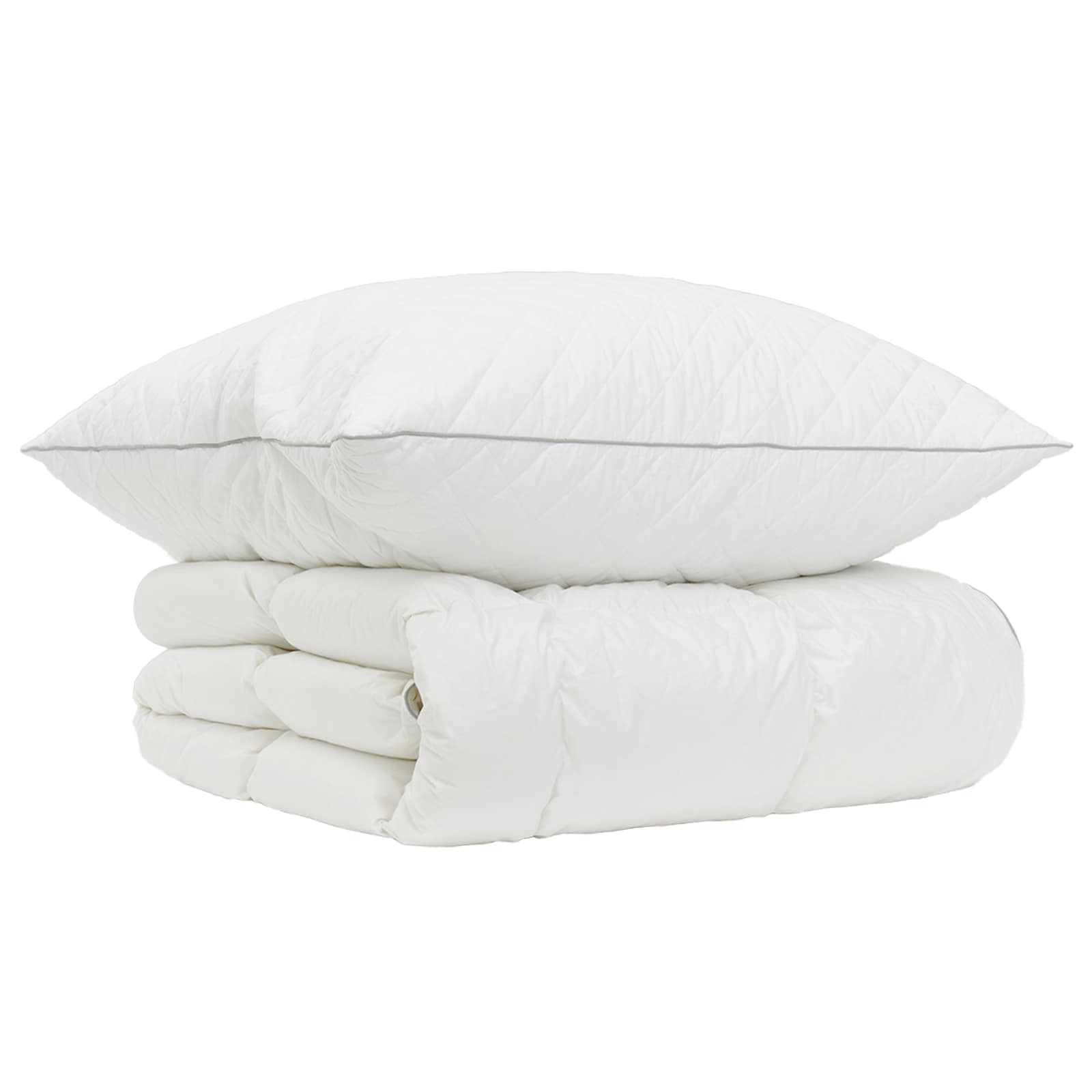 vidaXL Zestaw kołdry 90% z gęsiego puchu FULDA 2 pcs 137 x 200 cm