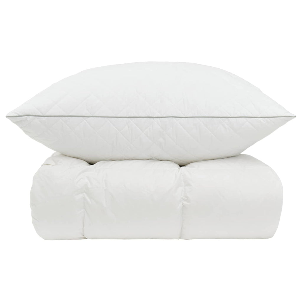 vidaXL Zestaw kołdry 90% z gęsiego puchu FULDA 2 pcs 137 x 200 cm