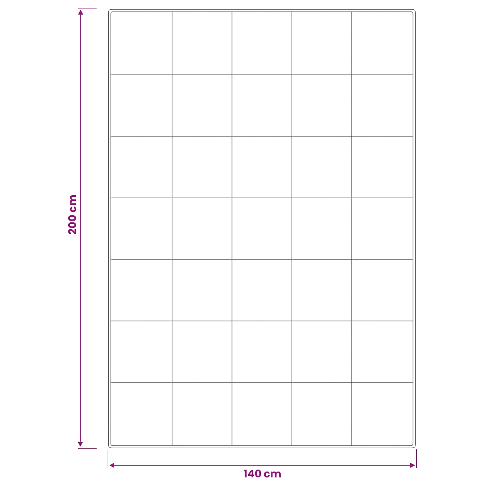 vidaXL Zestaw kołdry 90% z gęsiego puchu FULDA 2 pcs 140 x 200 cm