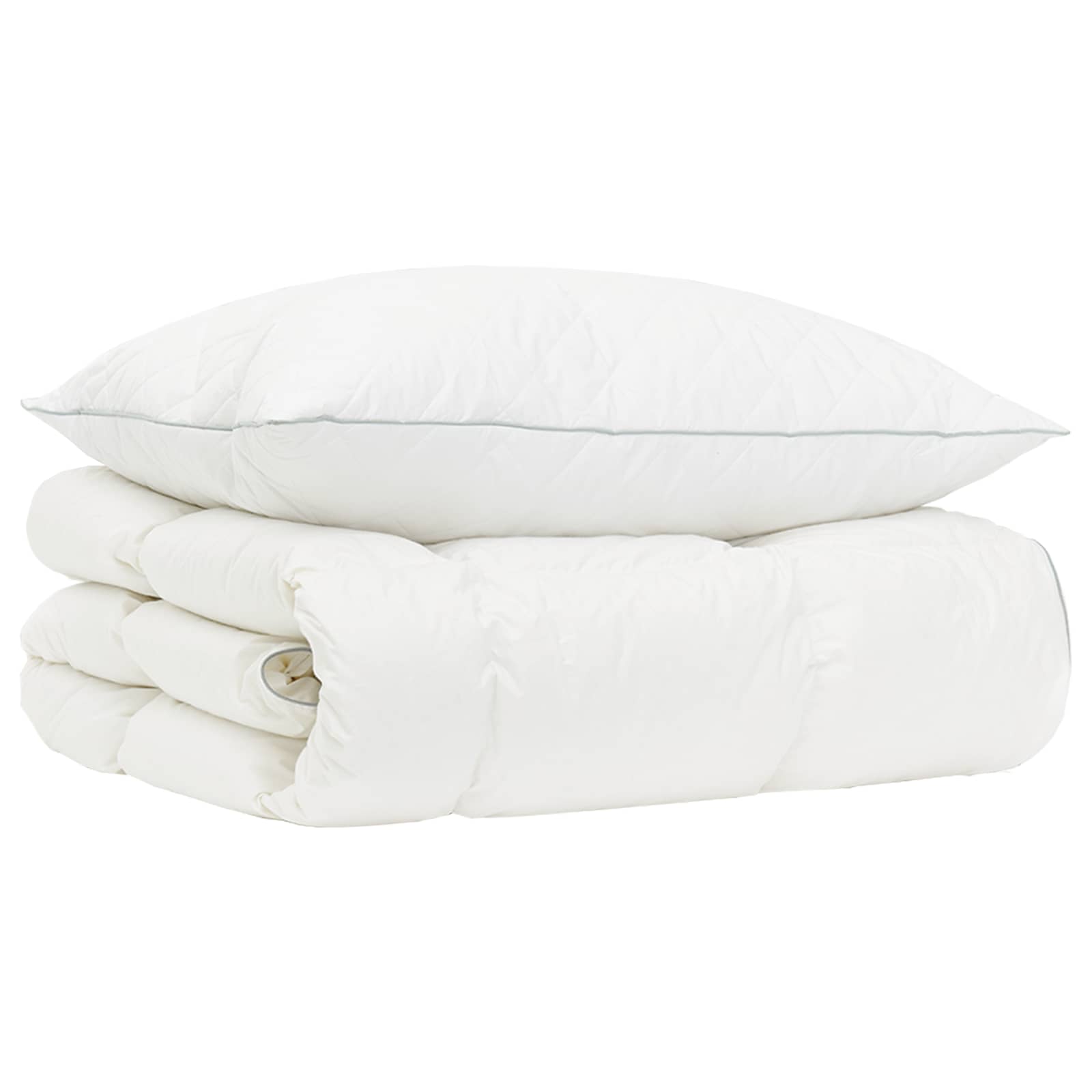 vidaXL Zestaw kołdry 90% z gęsiego puchu FULDA 2 pcs 155 x 200 cm