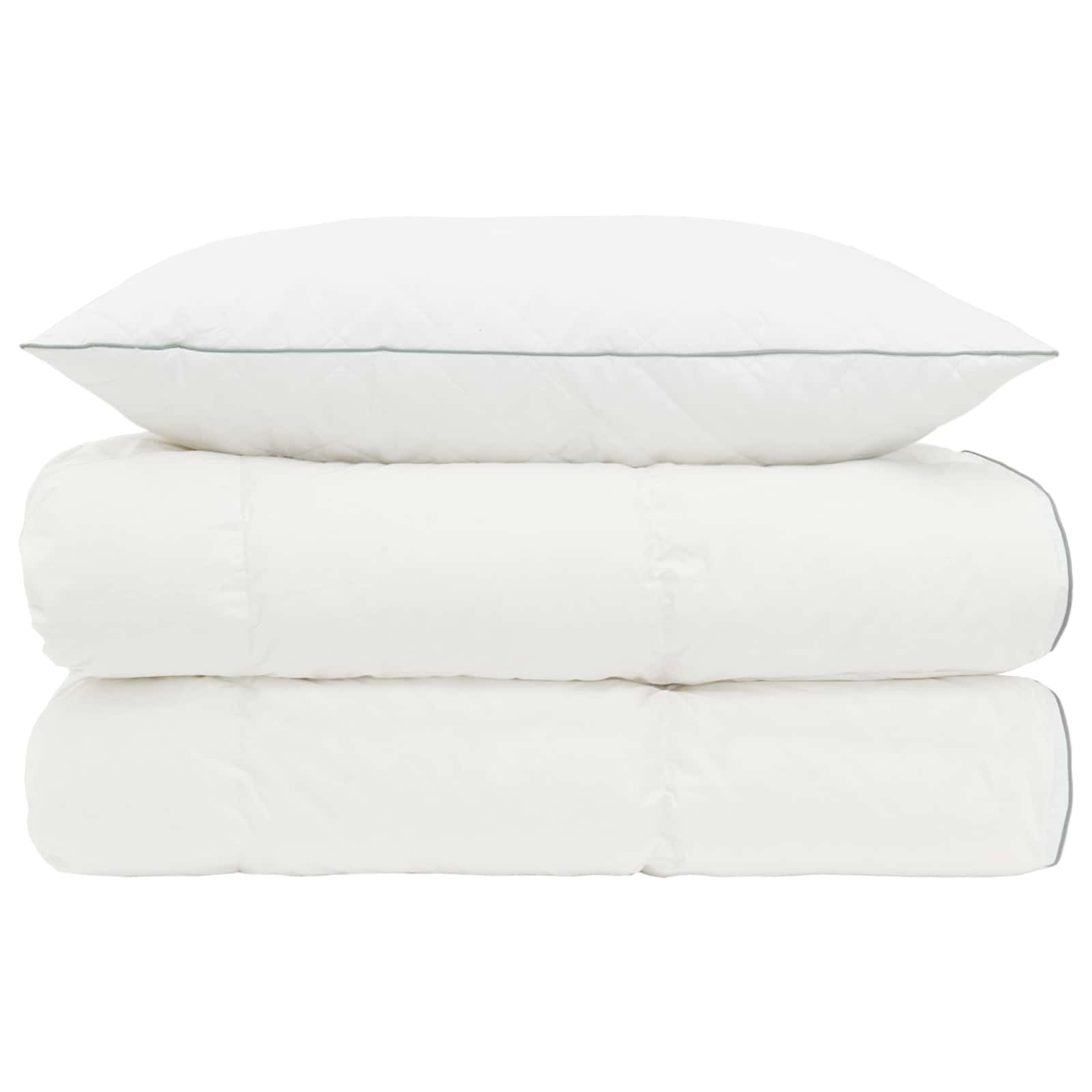 vidaXL Zestaw kołdry 90% z gęsiego puchu FULDA 2 pcs 137 x 200 cm