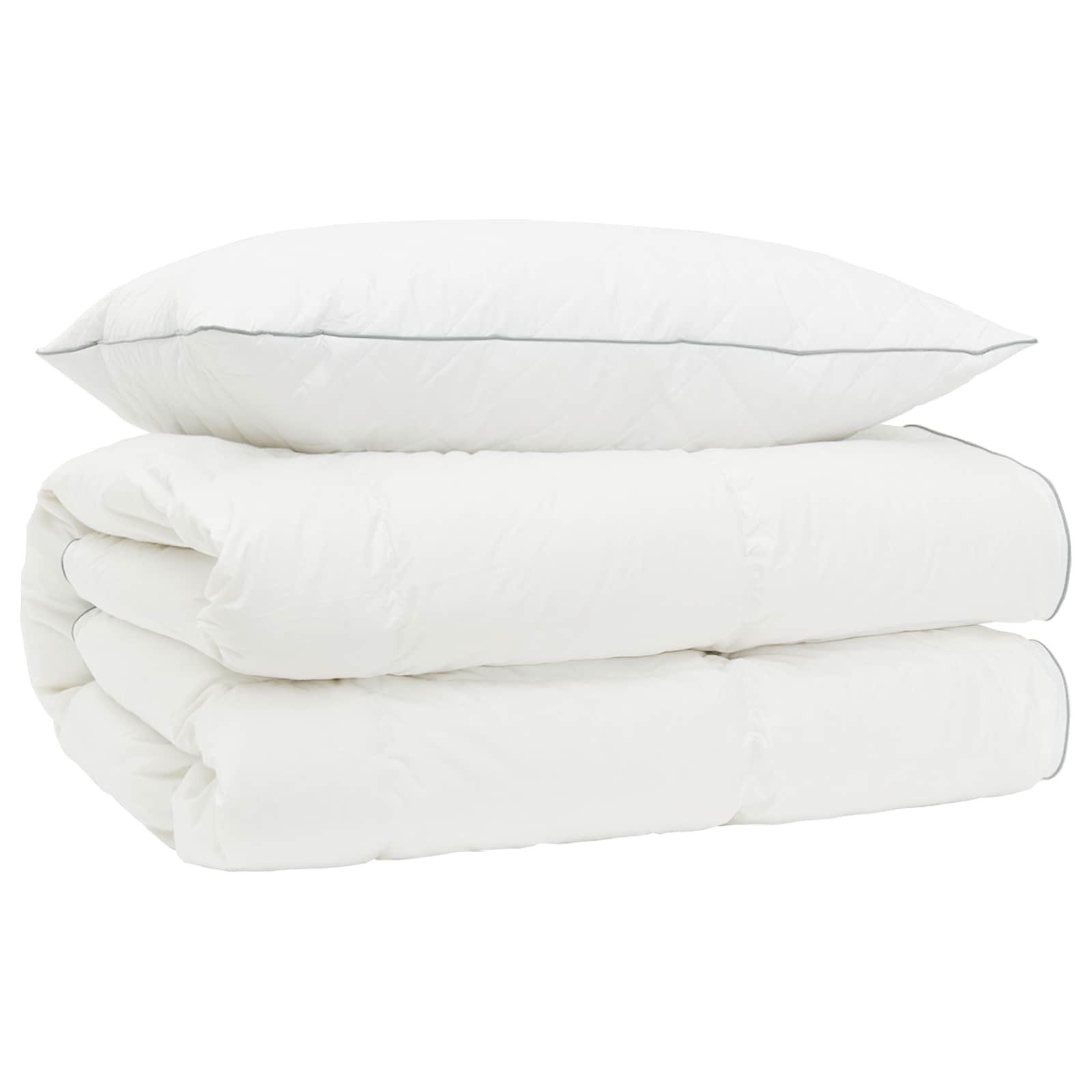 vidaXL Zestaw kołdry 90% z gęsiego puchu FULDA 2 pcs 155 x 200 cm