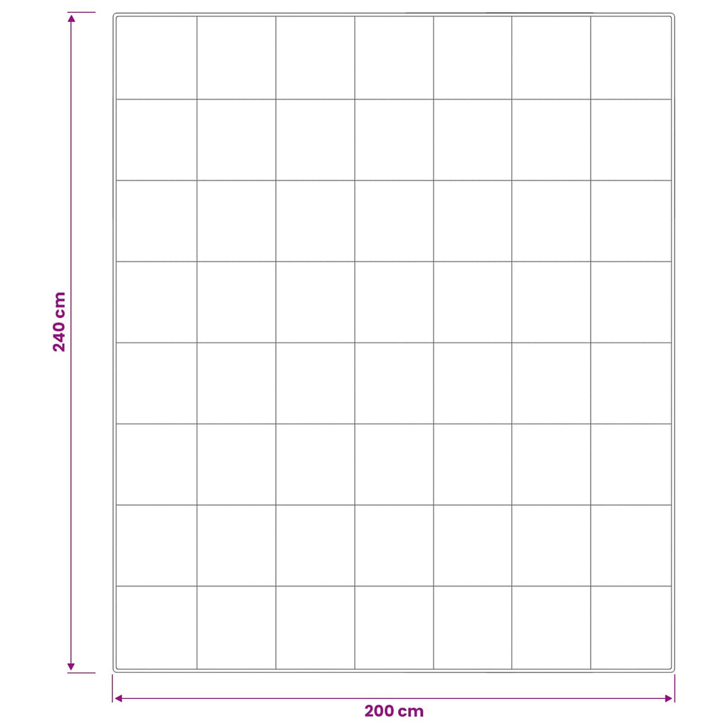 vidaXL Zestaw kołdry 90% z gęsiego puchu FULDA 3 pcs 200 x 240 cm Lato