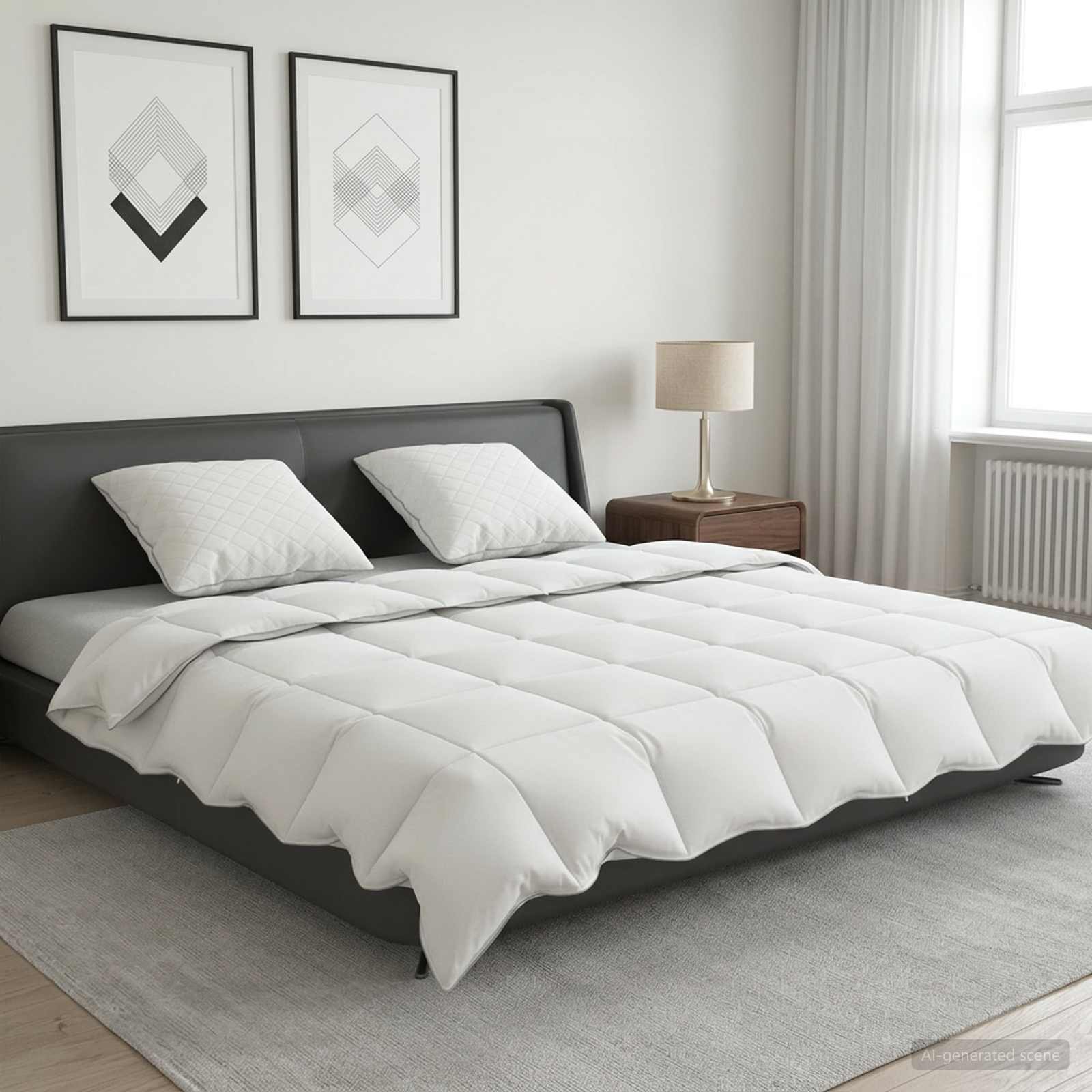 vidaXL Zestaw kołdry 90% z gęsiego puchu FULDA 3 pcs 200 x 240 cm Lato