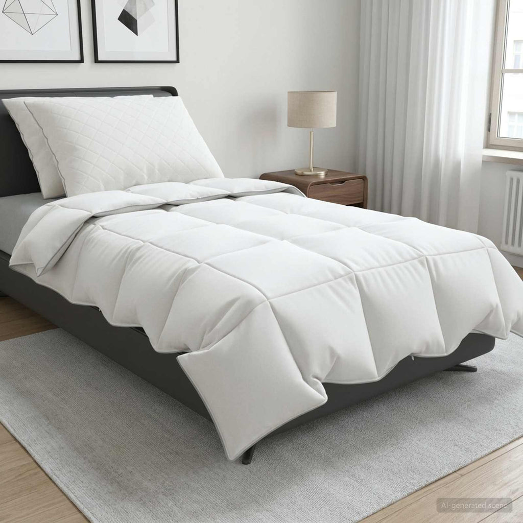 vidaXL Zestaw kołdry 90% z gęsiego puchu FULDA 3 pcs 135 x 220 cm Lato