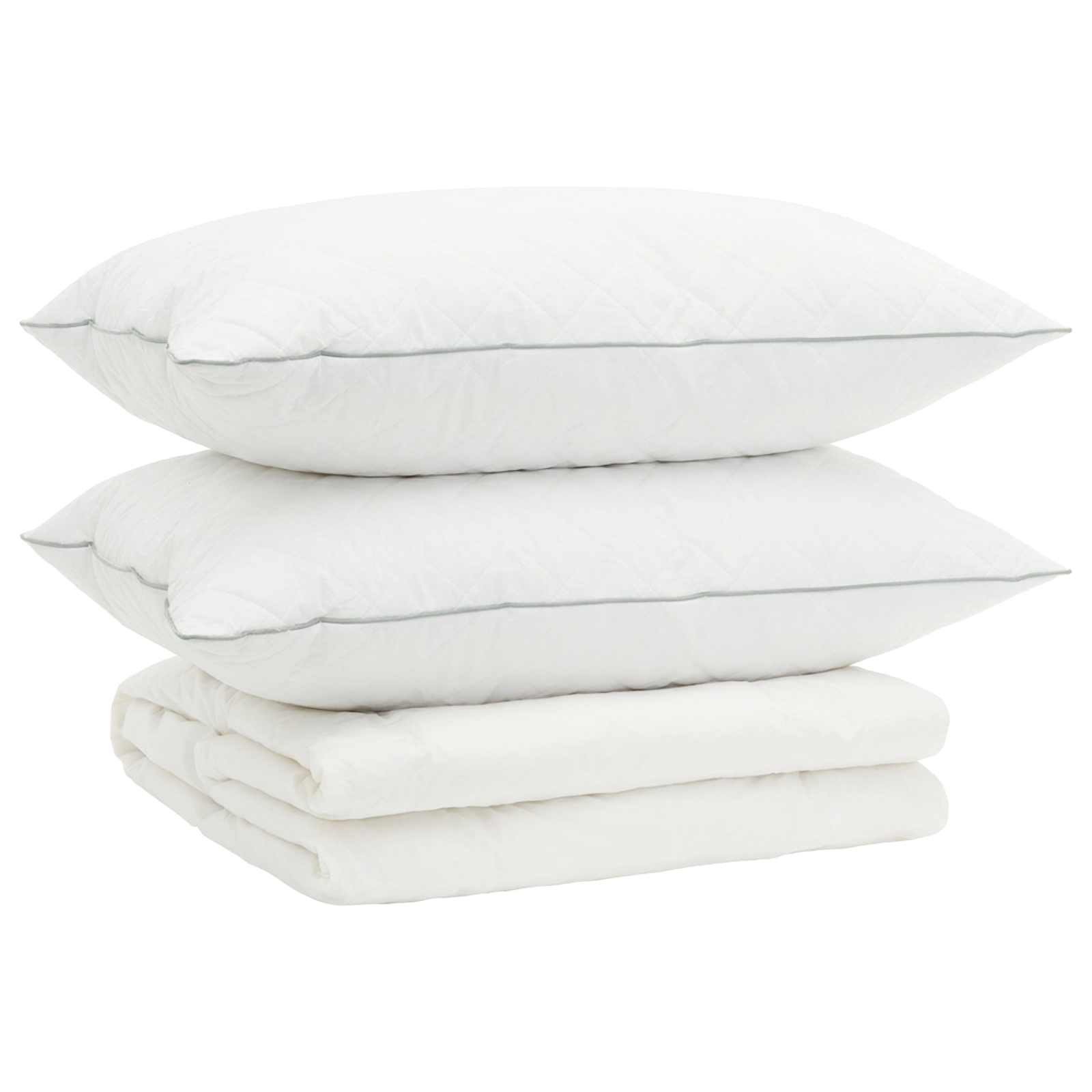 vidaXL Zestaw kołdry 90% z gęsiego puchu FULDA 3 pcs 135 x 220 cm Lato