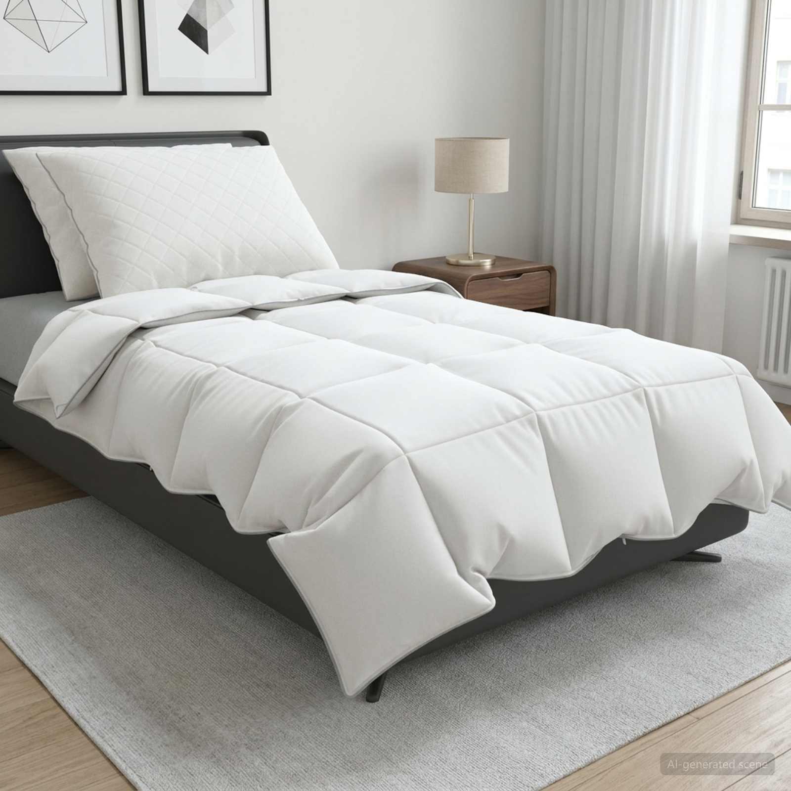 vidaXL Zestaw kołdry 90% z gęsiego puchu FULDA 3 pcs 140 x 220 cm Lato
