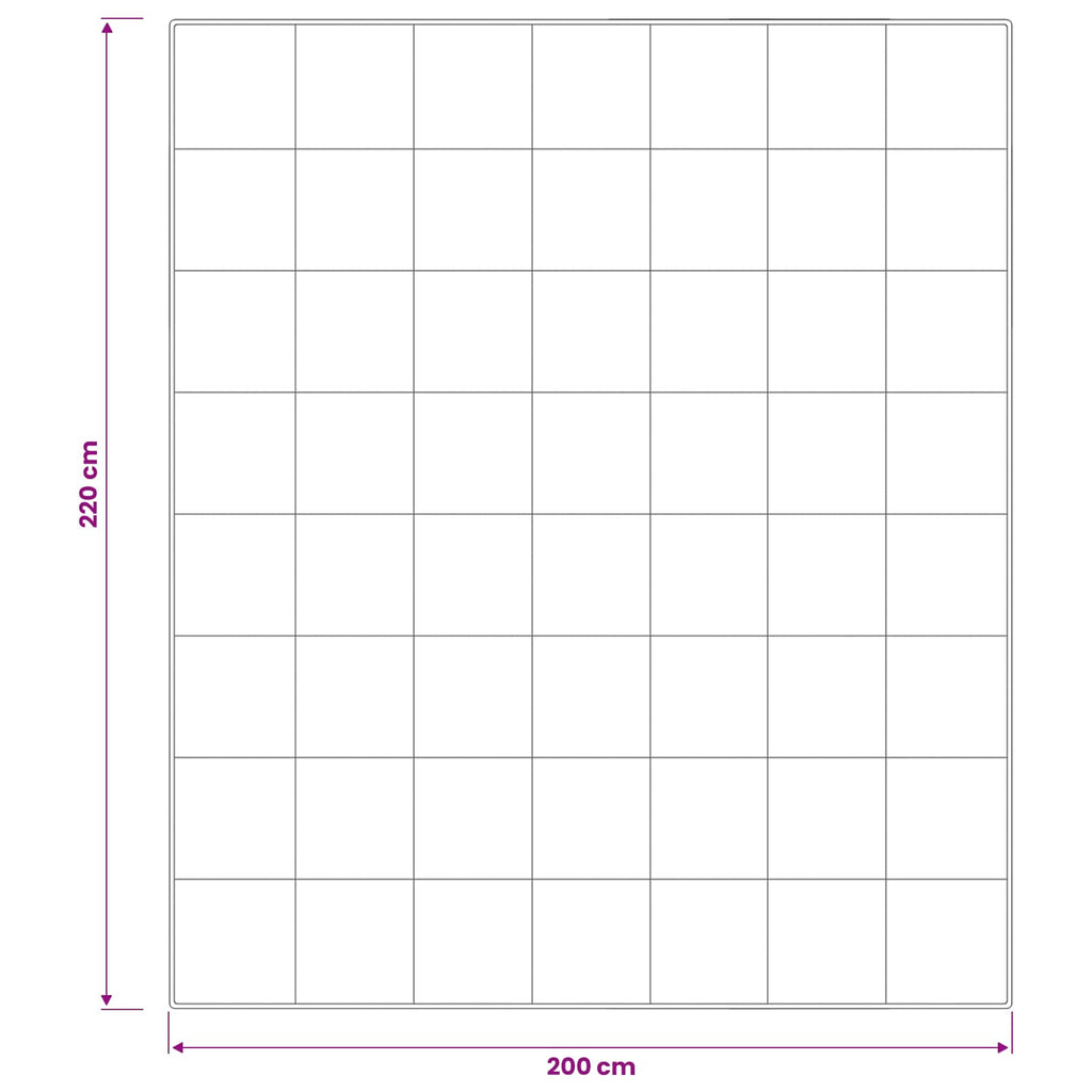 vidaXL Zestaw kołdry 90% z gęsiego puchu FULDA 3 pcs 200 x 220 cm Lato