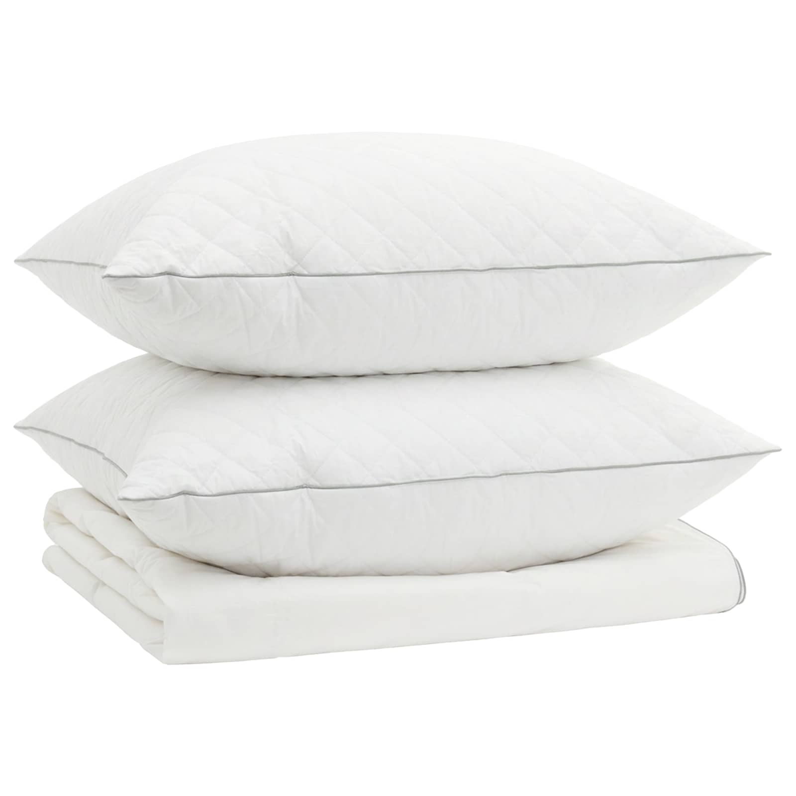 vidaXL Zestaw kołdry 90% z gęsiego puchu FULDA 3 pcs 220 x 260 cm Lato