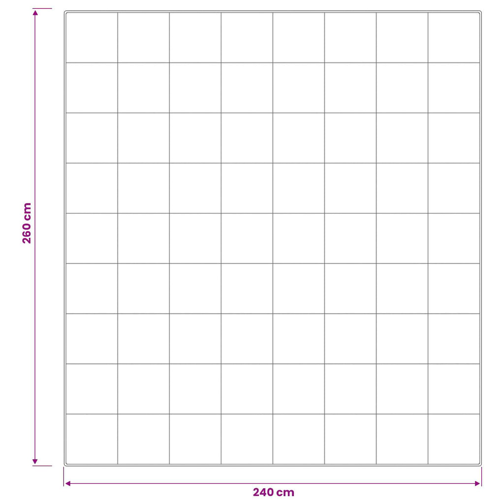 vidaXL Zestaw kołdry 90% z gęsiego puchu FULDA 3 pcs 240 x 260 cm