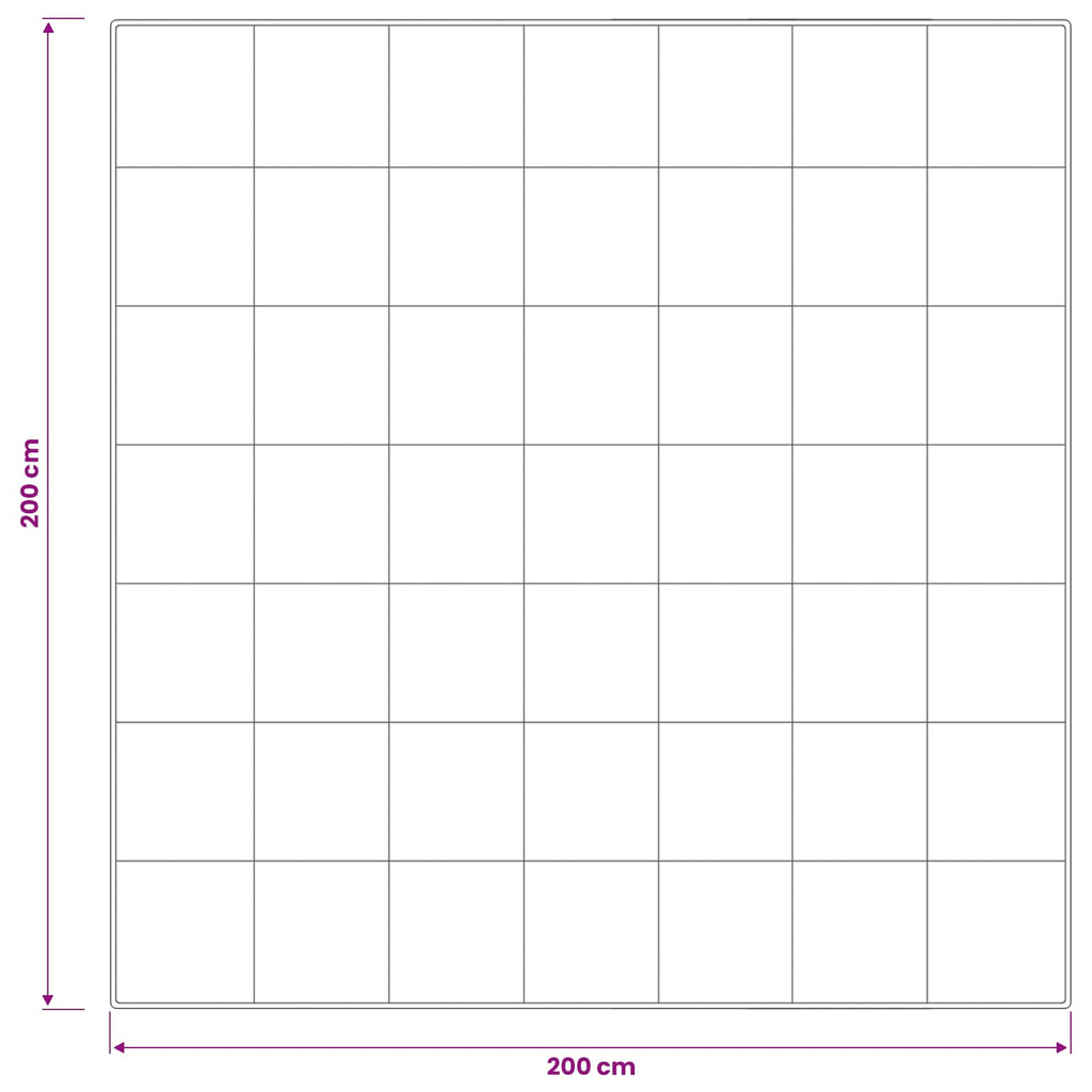vidaXL Zestaw kołdry 90% z gęsiego puchu FULDA 3 pcs 200 x 200 cm Zima