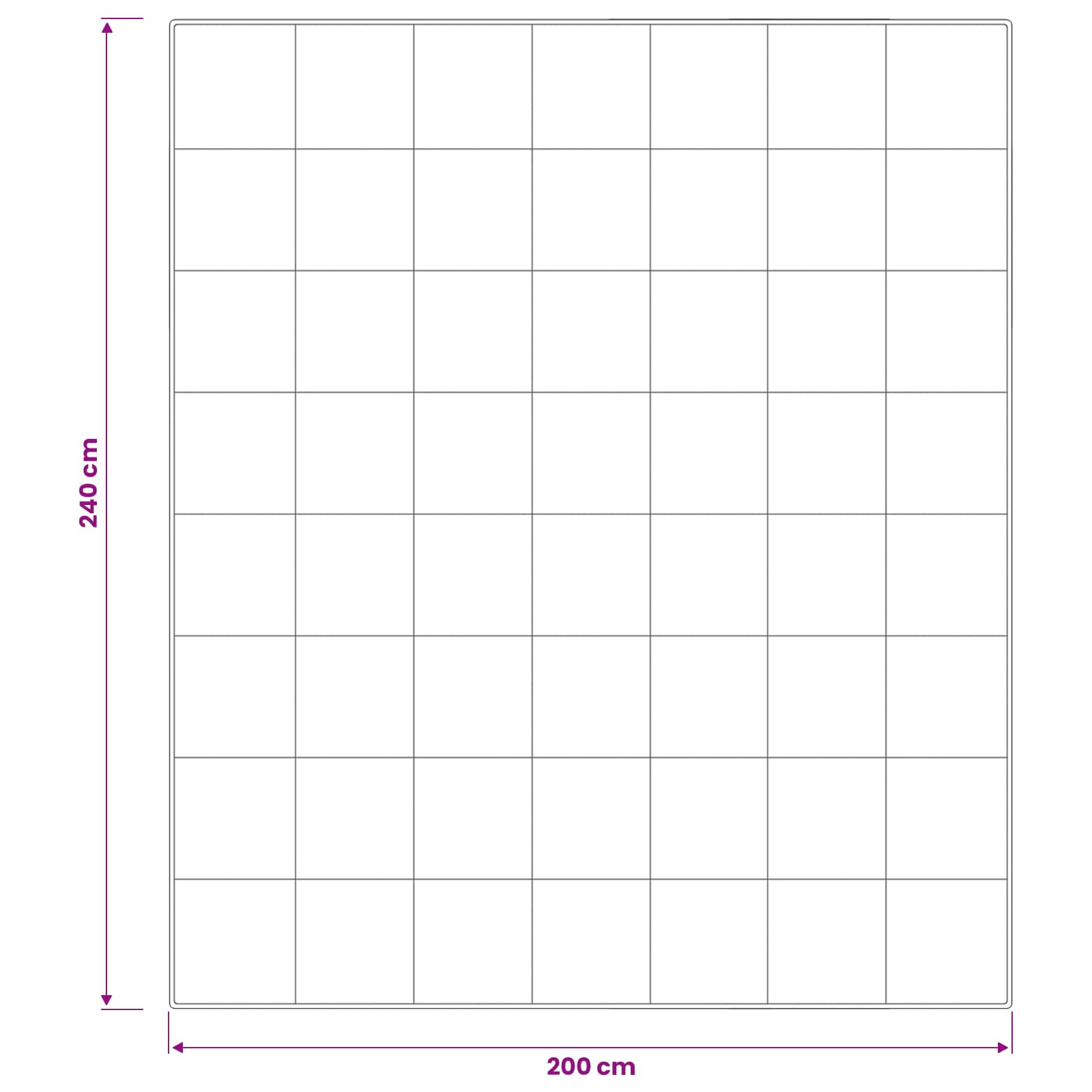 vidaXL Zestaw kołdry 90% z gęsiego puchu FULDA 3 pcs 200 x 240 cm Zima