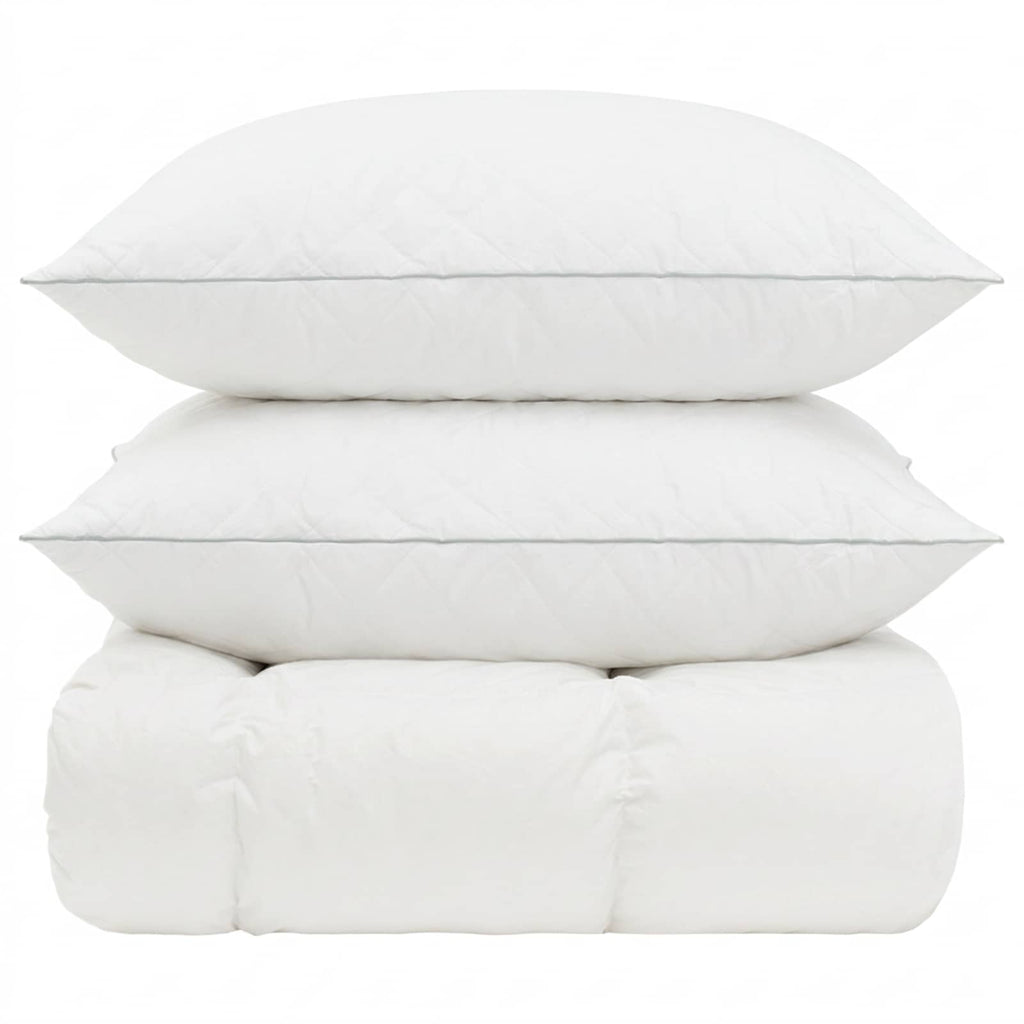 vidaXL Zestaw kołdry 90% z gęsiego puchu FULDA 3 pcs 135 x 220 cm Zima
