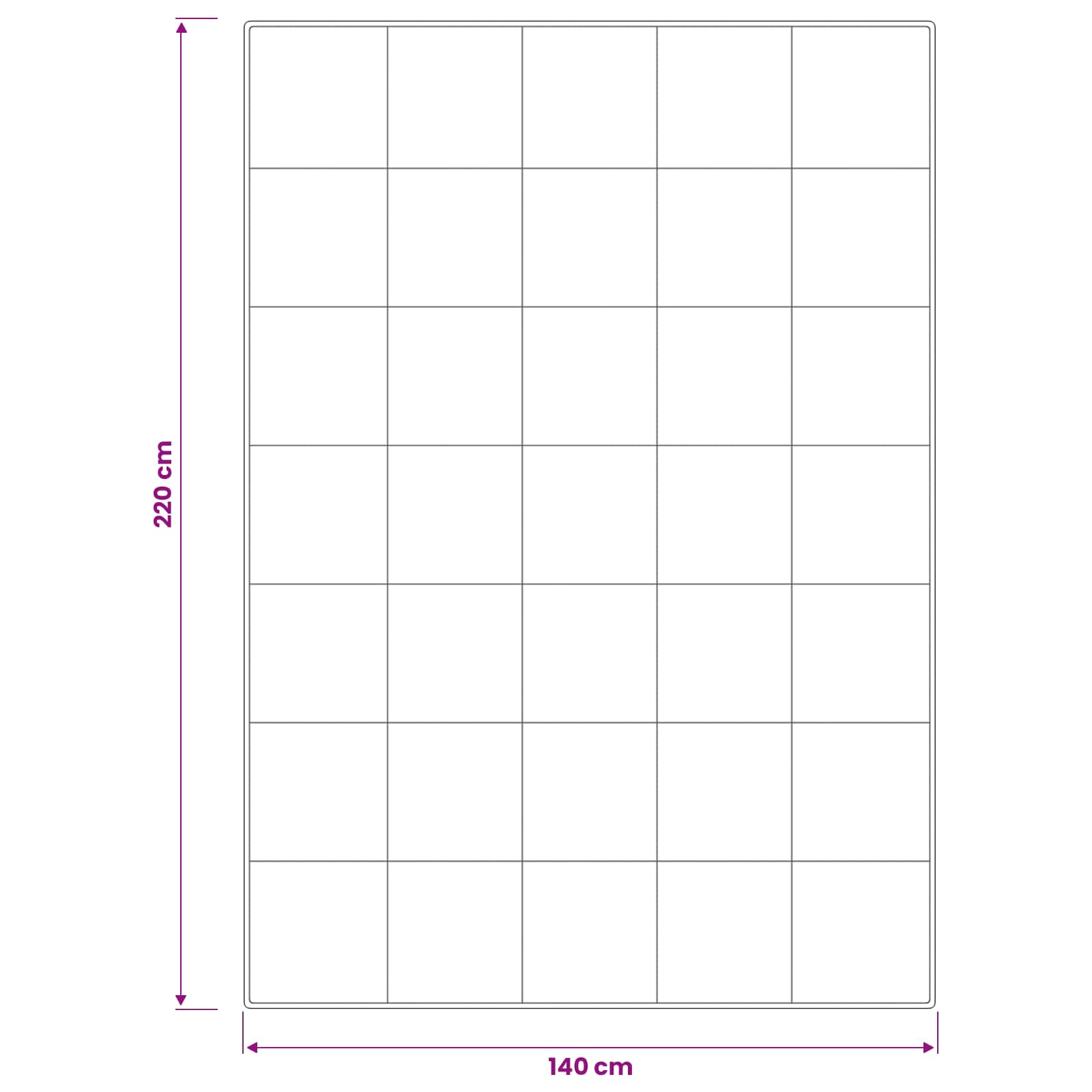 vidaXL Zestaw kołdry 90% z gęsiego puchu FULDA 3 pcs 140 x 220 cm Zima