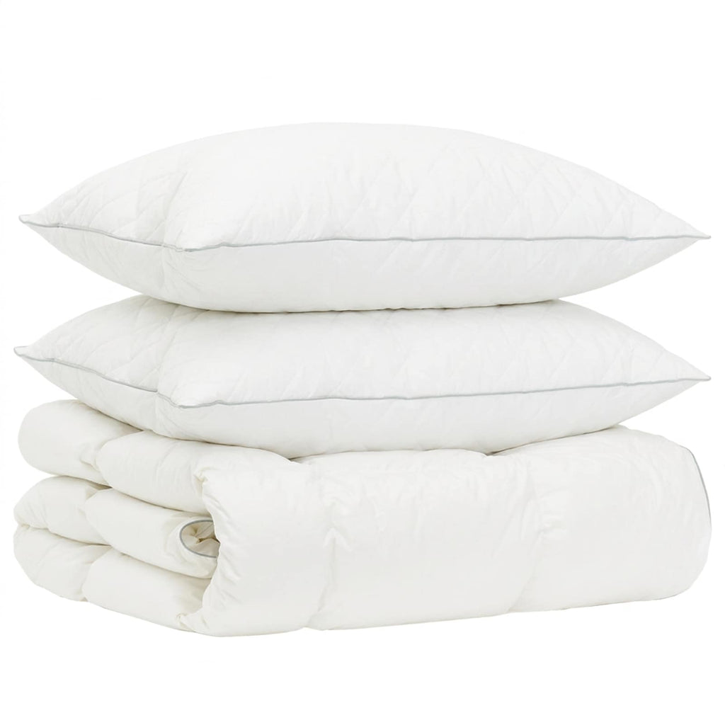 vidaXL Zestaw kołdry 90% z gęsiego puchu FULDA 3 pcs 220 x 240 cm Zima