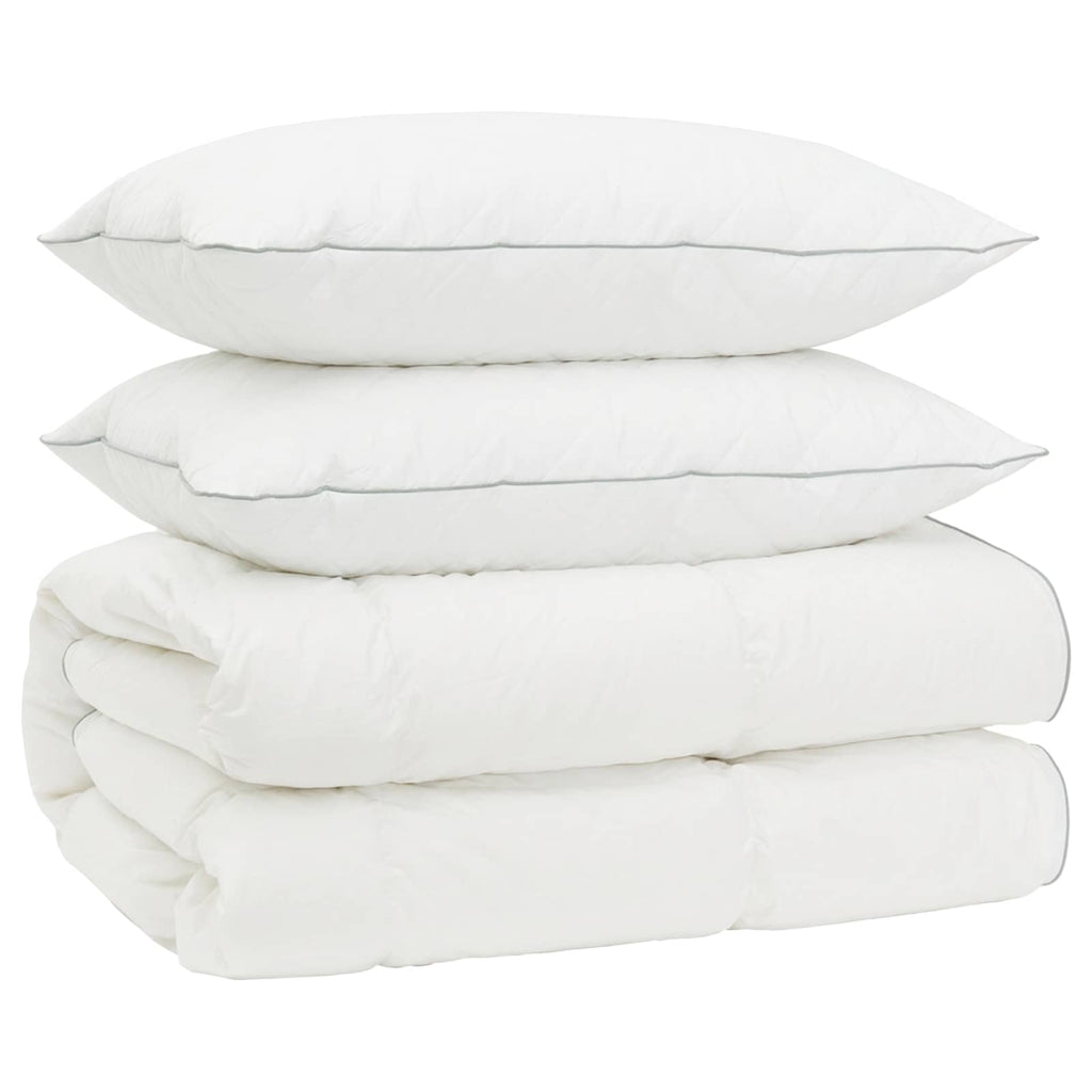 vidaXL Zestaw kołdry 90% z gęsiego puchu FULDA 3 pcs 200 x 240 cm