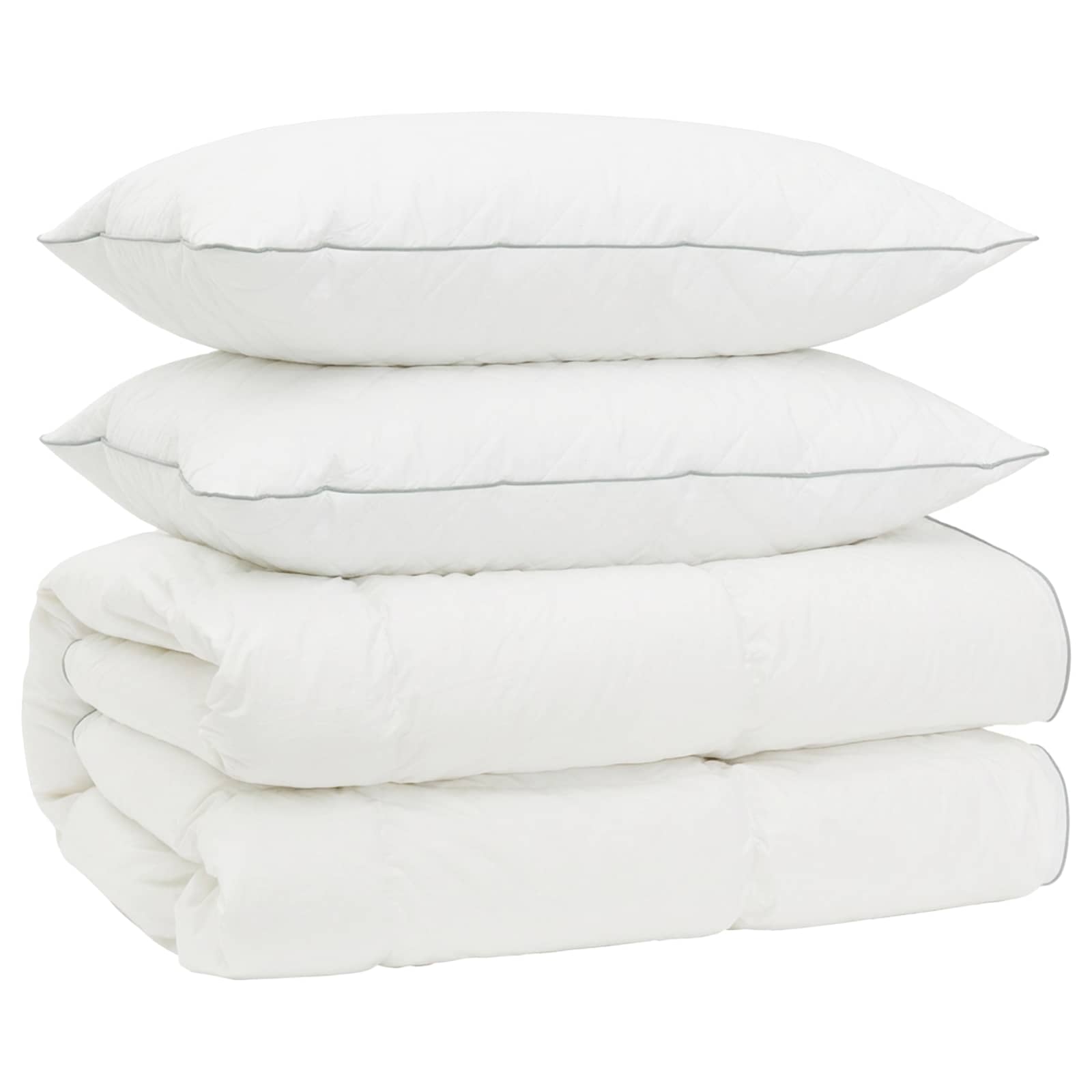 vidaXL Zestaw kołdry 90% z gęsiego puchu FULDA 3 pcs 200 x 240 cm