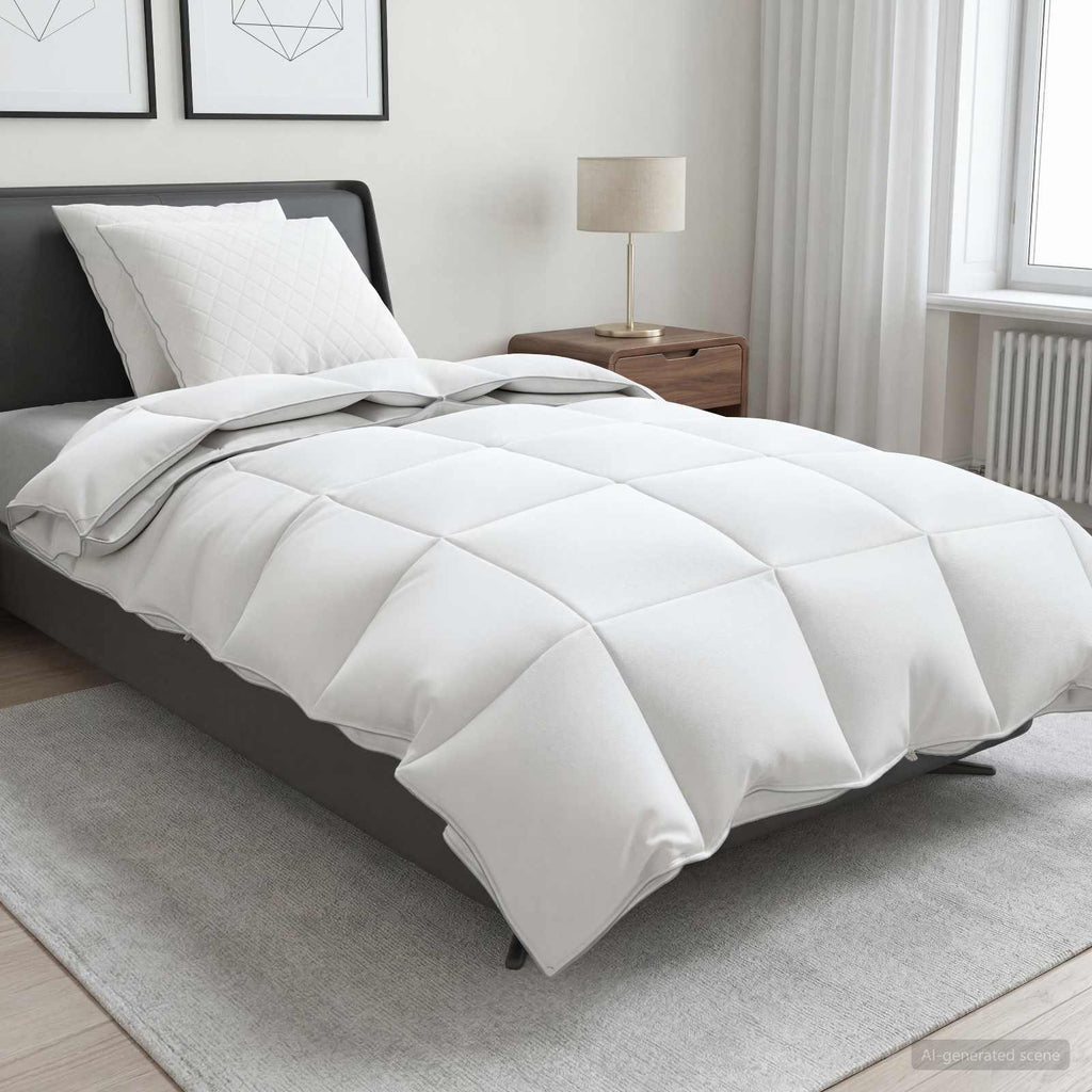 vidaXL Zestaw kołdry 90% z gęsiego puchu FULDA 3 pcs 135 x 220 cm
