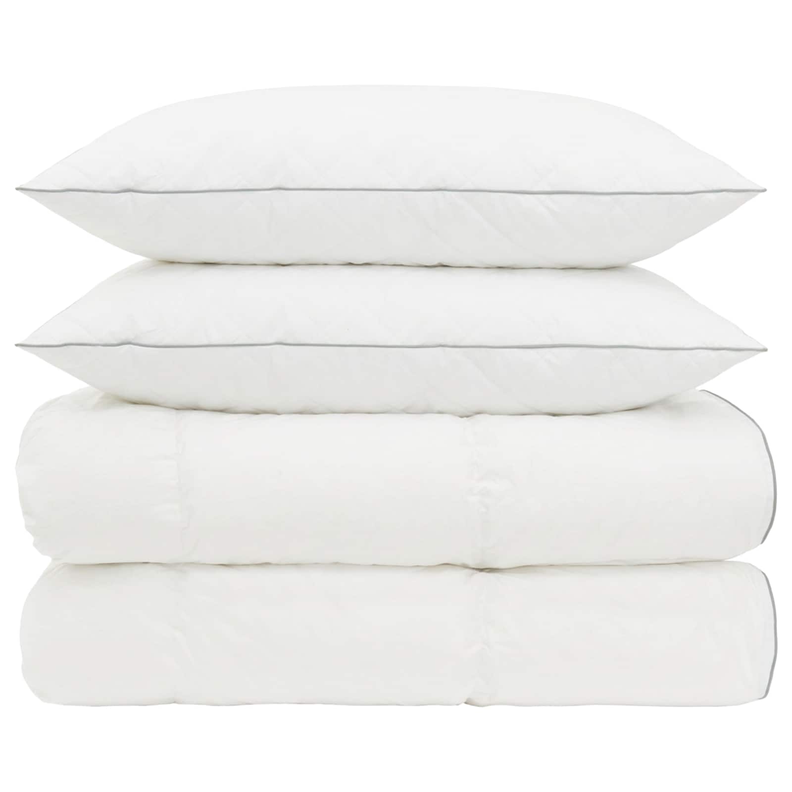 vidaXL Zestaw kołdry 90% z gęsiego puchu FULDA 3 pcs 220 x 260 cm