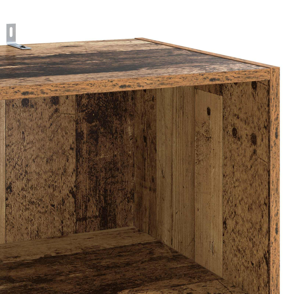 vidaXL Bufet Stare drewno 45 x 41 x 185 cm Drewno inżynieryjne