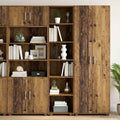 vidaXL Bufet Stare drewno 45 x 41 x 185 cm Drewno inżynieryjne
