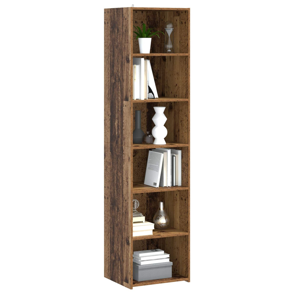 vidaXL Bufet Stare drewno 45 x 41 x 185 cm Drewno inżynieryjne