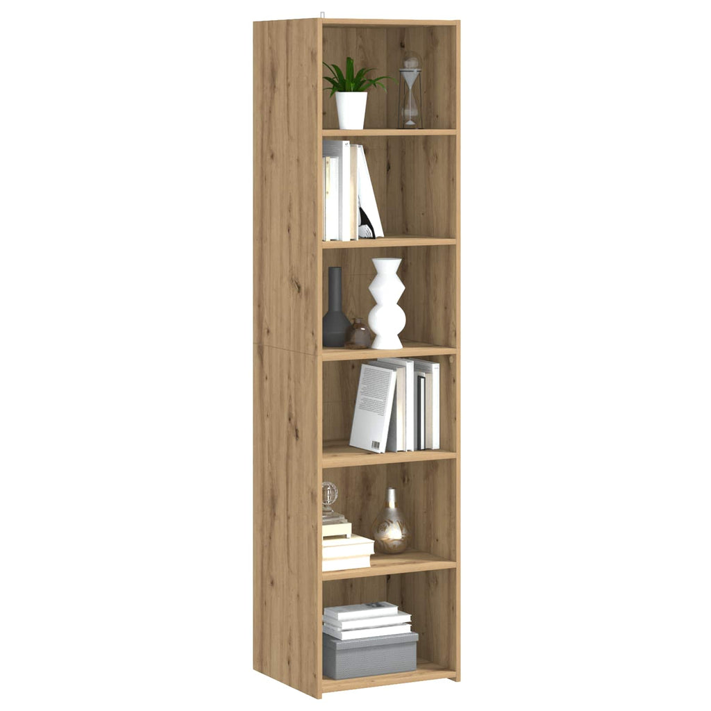 vidaXL Bufet Dąb artisan 45 x 41 x 185 cm Drewno inżynieryjne