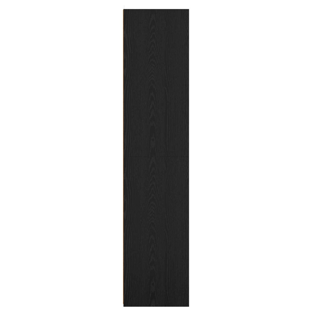 vidaXL Bufet Czarny dąb 45 x 41 x 185 cm Drewno inżynieryjne
