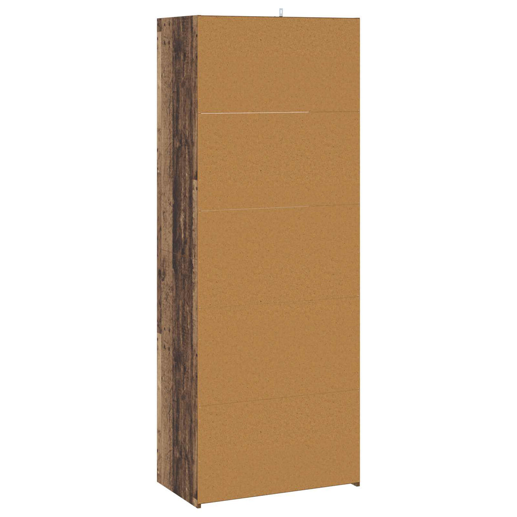 vidaXL Bufet Stare drewno 70 x 41 x 185 cm Drewno inżynieryjne