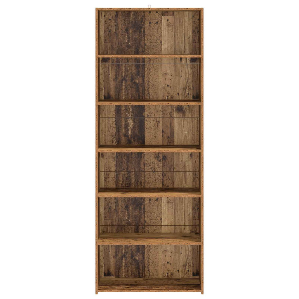 vidaXL Bufet Stare drewno 70 x 41 x 185 cm Drewno inżynieryjne