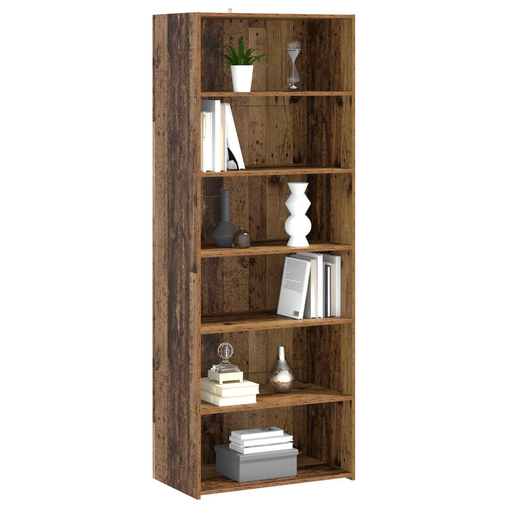 vidaXL Bufet Stare drewno 70 x 41 x 185 cm Drewno inżynieryjne