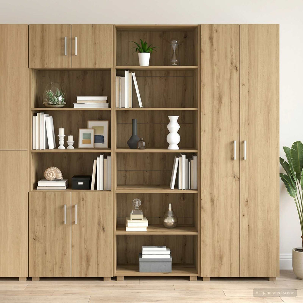 vidaXL Bufet Dąb artisan 70 x 41 x 185 cm Drewno inżynieryjne