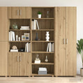 vidaXL Bufet Dąb artisan 70 x 41 x 185 cm Drewno inżynieryjne
