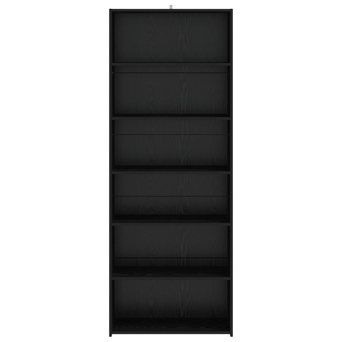 vidaXL Bufet Czarny dąb 70 x 41 x 185 cm Drewno inżynieryjne