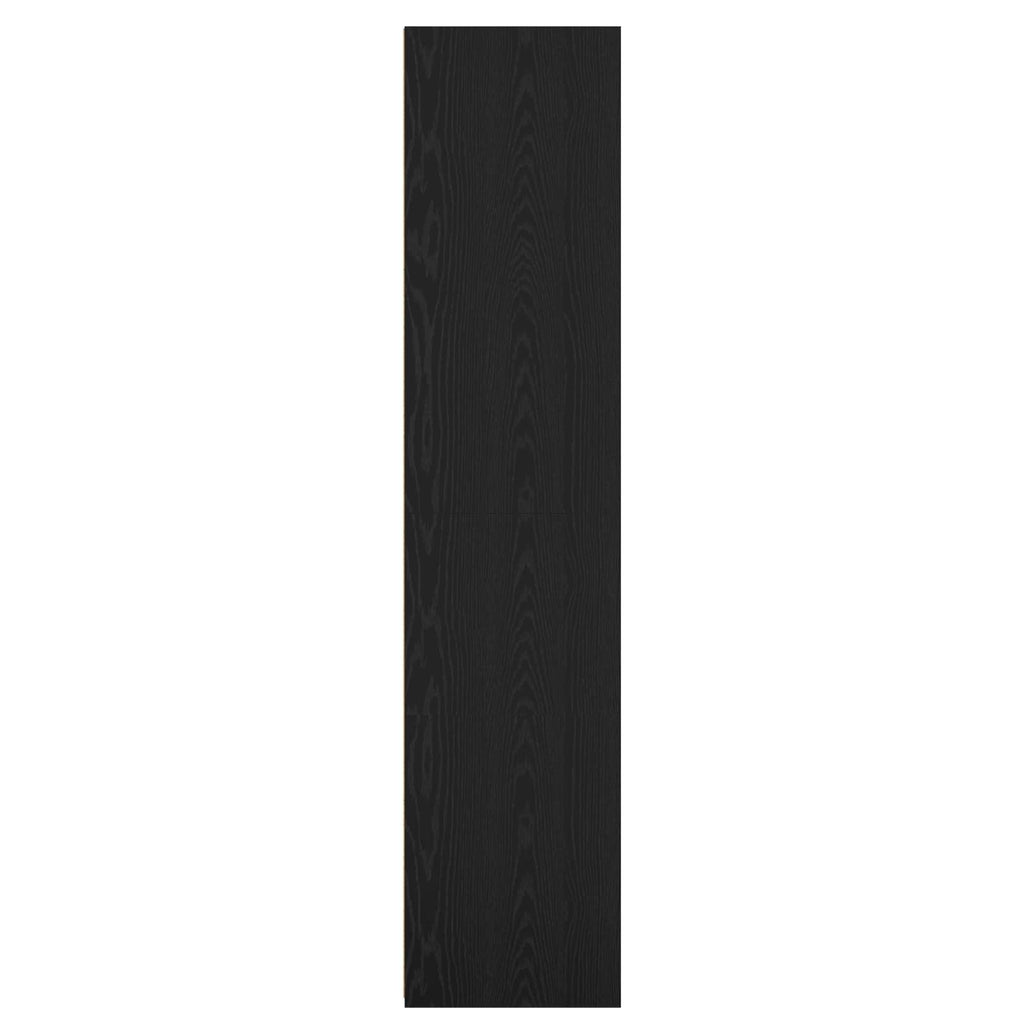 vidaXL Bufet Czarny dąb 70 x 41 x 185 cm Drewno inżynieryjne