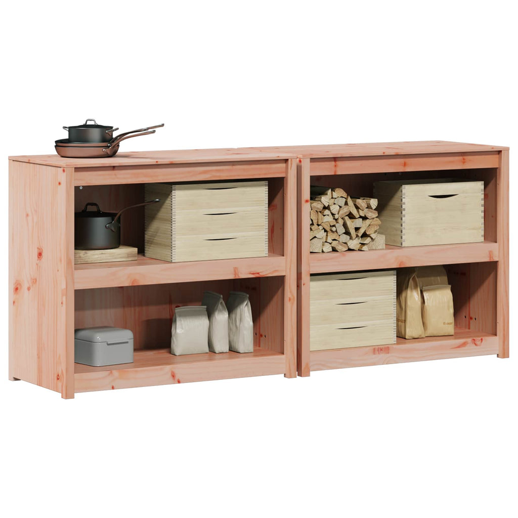 vidaXL Szafka kuchennego na zewnątrz MEPPEL 2 pcs Naturalny Douglas