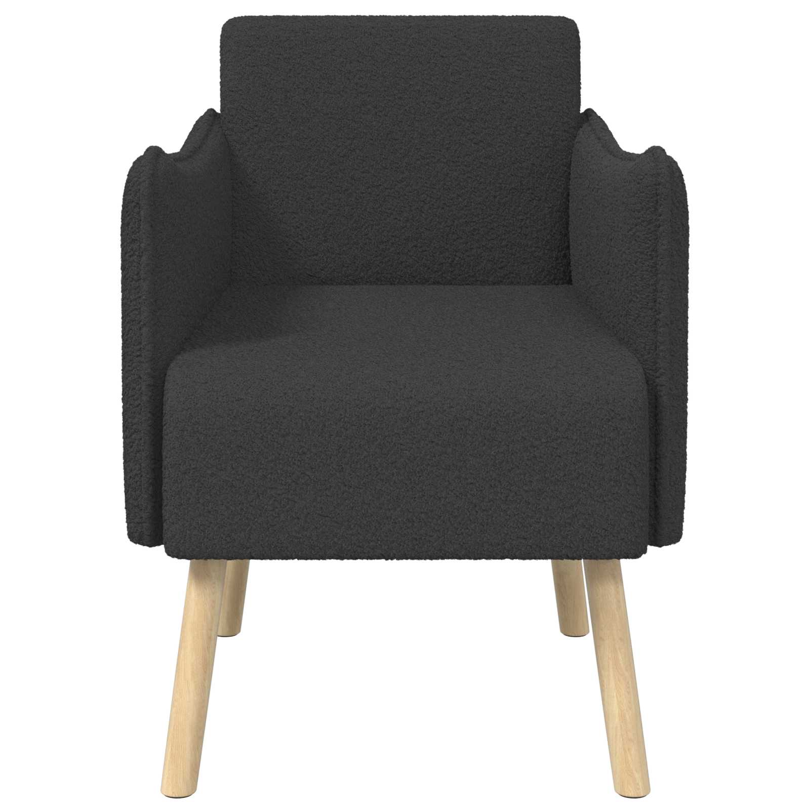 vidaXL Fotel akcentowy ciemnoszary Bouclé