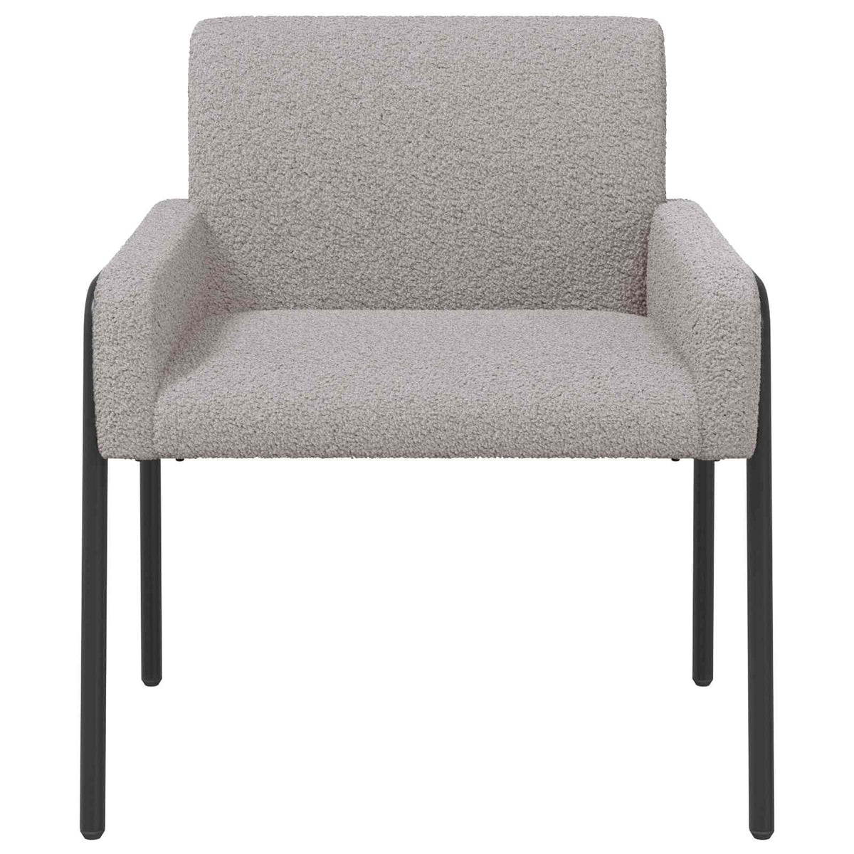 vidaXL Fotel jasnoszary Bouclé