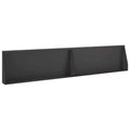 vidaXL Mur oporowy 2 szt. 100 x 12 x 30 cm Stal Czarny