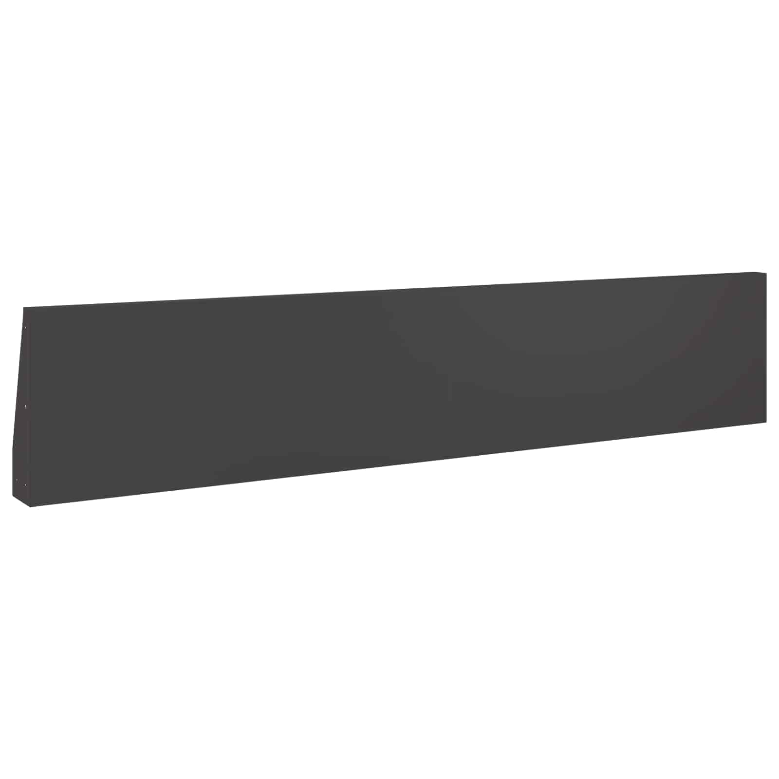 vidaXL Mur oporowy 2 szt. 100 x 12 x 30 cm Stal Czarny