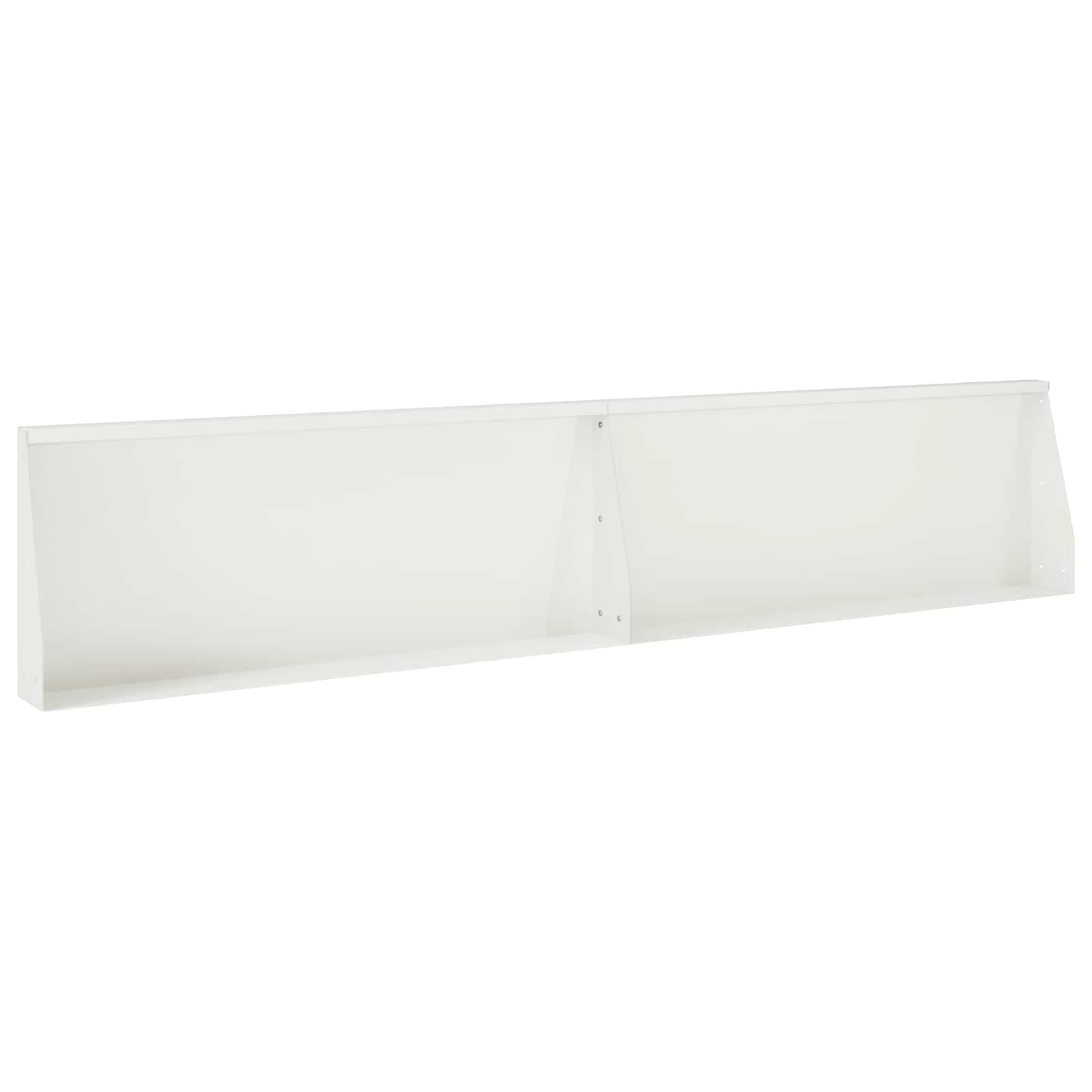 vidaXL Mur oporowy 2 szt. 100 x 12 x 30 cm Stal Biały