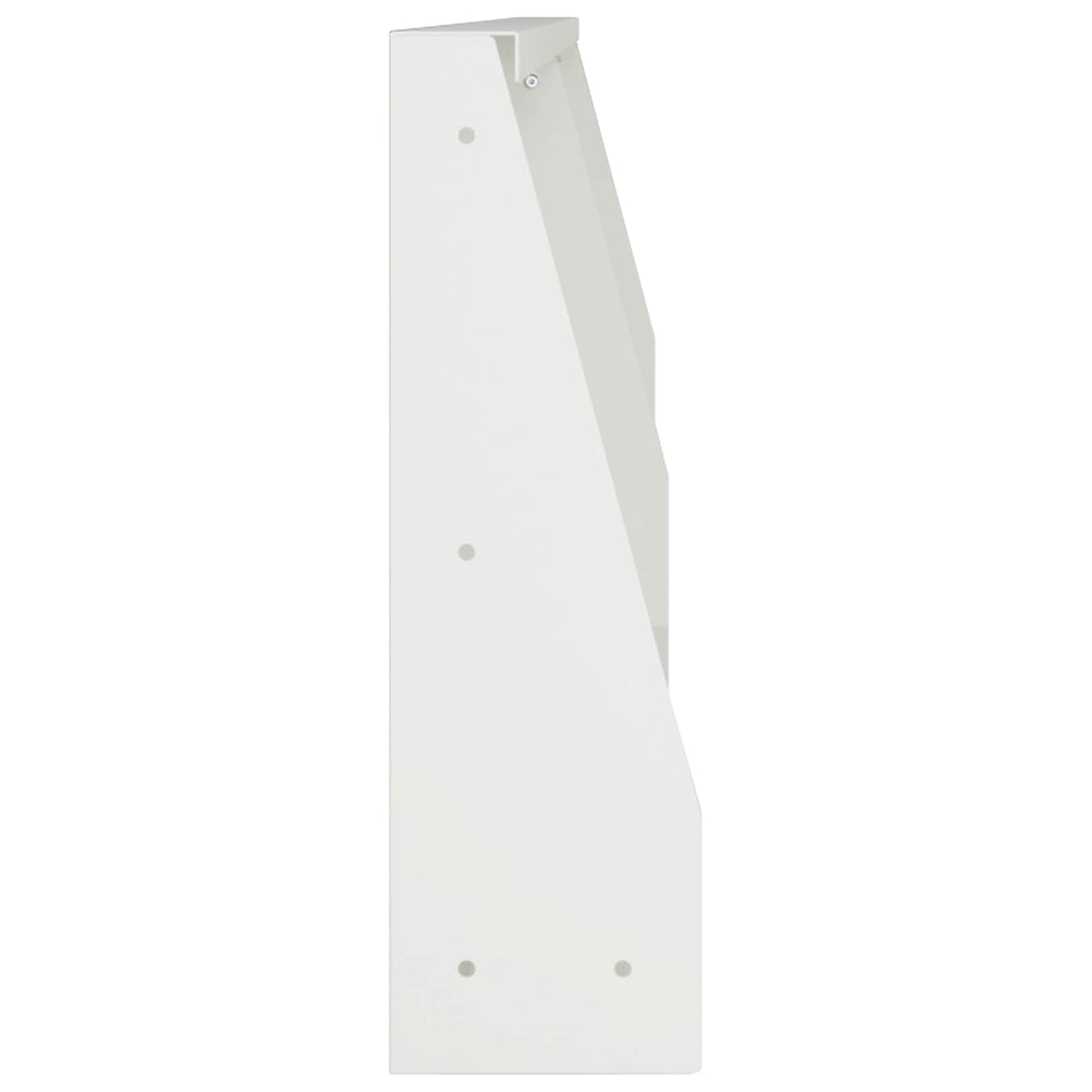 vidaXL Mur oporowy 2 szt. 100 x 12 x 30 cm Stal Biały