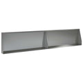 vidaXL Mur oporowy 2 szt. 100 x 12 x 30 cm Stal ocynkowana srebrny