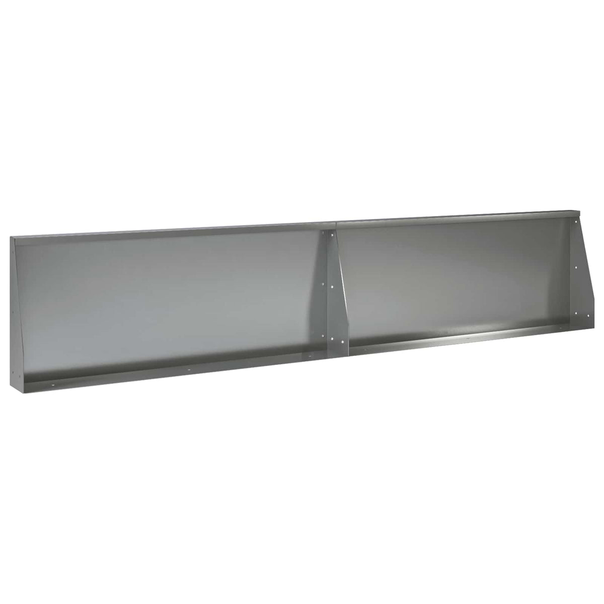 vidaXL Mur oporowy 2 szt. 100 x 12 x 30 cm Stal ocynkowana srebrny