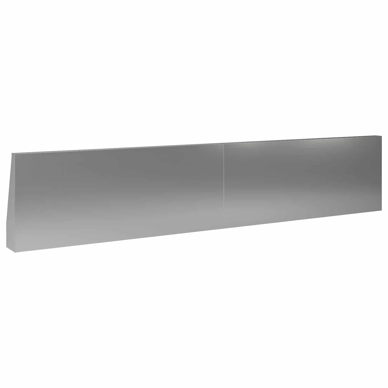 vidaXL Mur oporowy 2 szt. 100 x 12 x 30 cm Stal ocynkowana srebrny