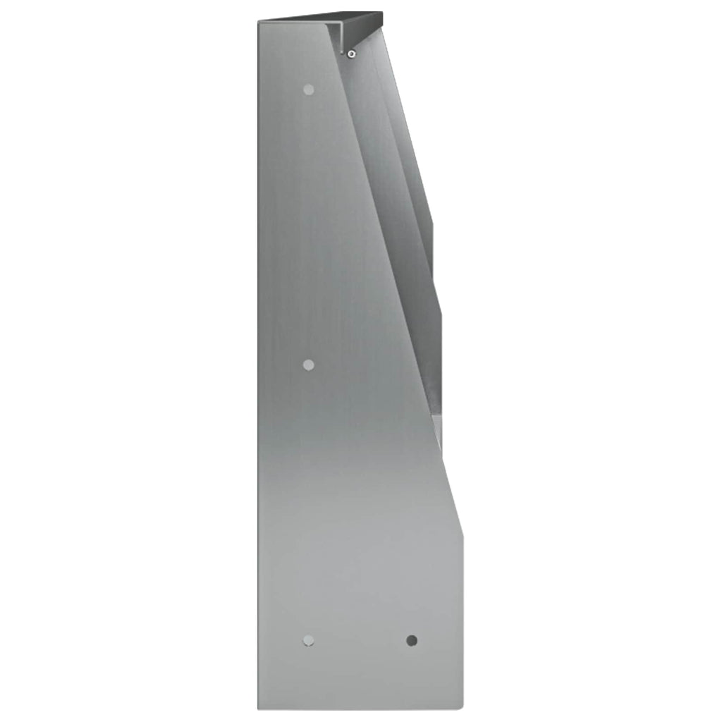 vidaXL Mur oporowy 2 szt. 100 x 12 x 30 cm Stal ocynkowana srebrny